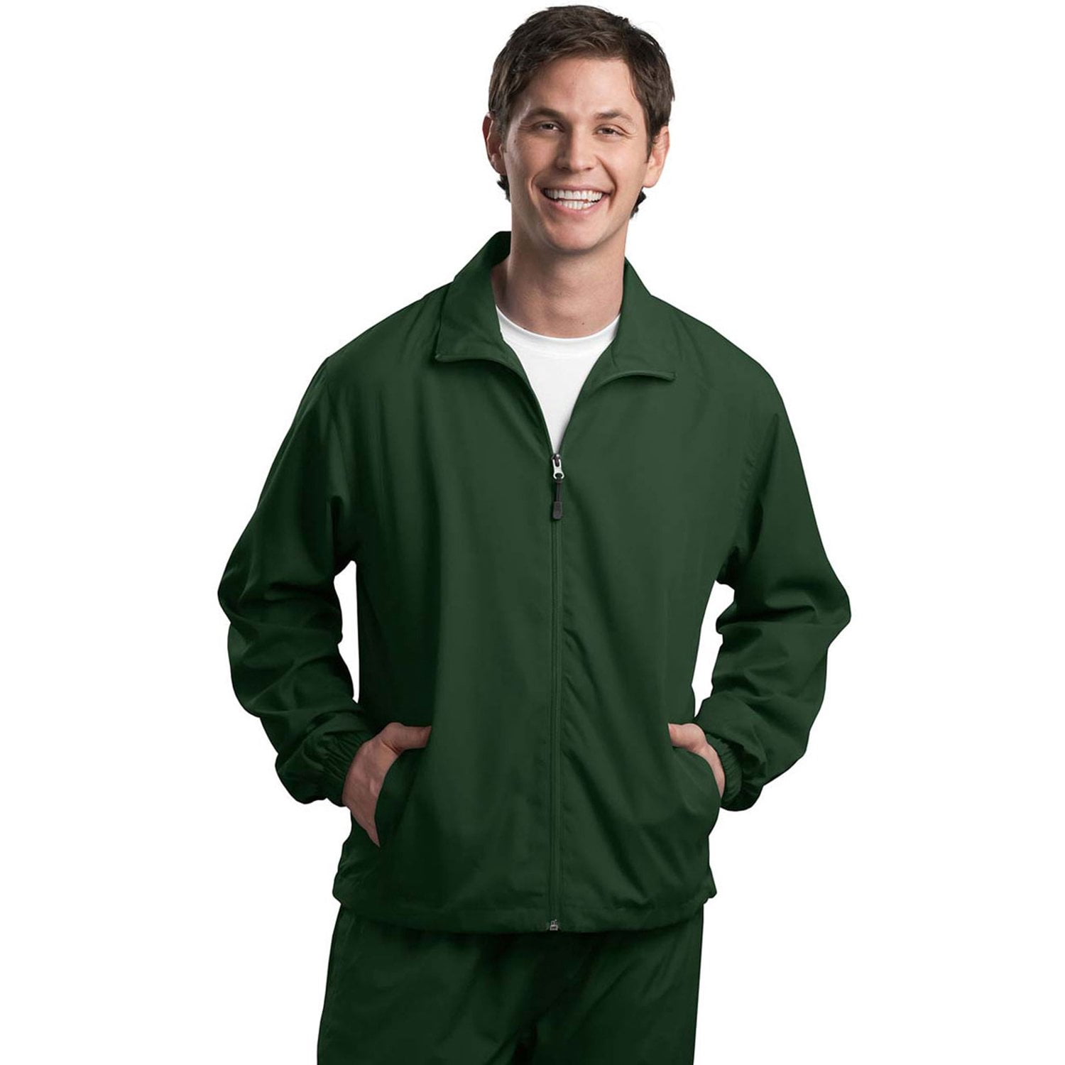 Sport tek full online zip wind jacket