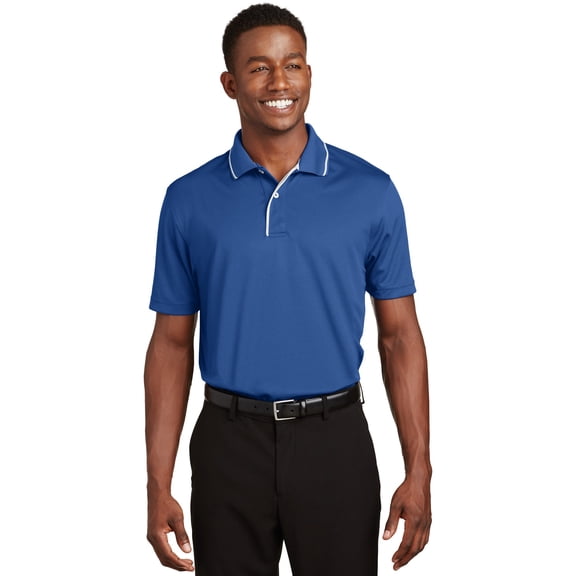 Sport-Tek K467 Dri-Mesh Polo with Tipped Collar and Piping, Big and Tall Polo Shirts