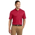 thumbnail image 1 of Sport-Tek K469 Mens Dri-Mesh Polo T-Shirt, Red - Extra Small, 1 of 2
