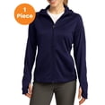 thumbnail image 1 of Sport-Tek L248 Ladies Tech Fleece Full-Zip Hooded Jacket, True Navy, XXL, Womens Hoodies, 1 of 1