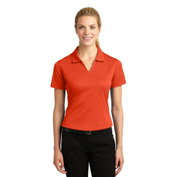 Sport-Tek L469 Ladies Dri-Mesh V-Neck Polo Shirt