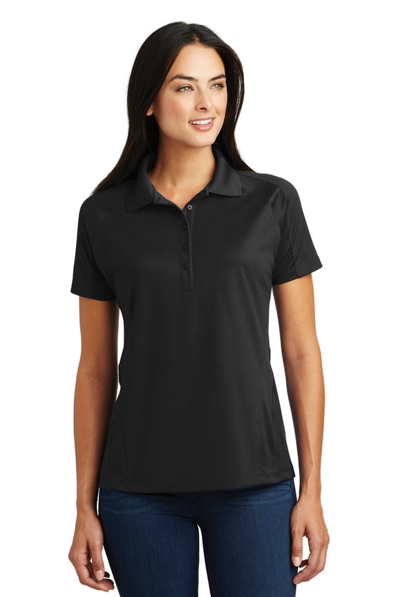 L474 Ladies Dri-Mesh Pro Polo Shirt, Black, 3XL