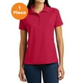 thumbnail image 1 of Sport-Tek L474 Ladies Dri-Mesh Pro Polo Shirt, Engine Red, S, Womens Polo Shirts, 1 of 1