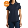 thumbnail image 1 of Sport-Tek L474 Ladies Dri-Mesh Pro Polo Shirt, Navy, M, Womens Workout Tops, 1 of 1