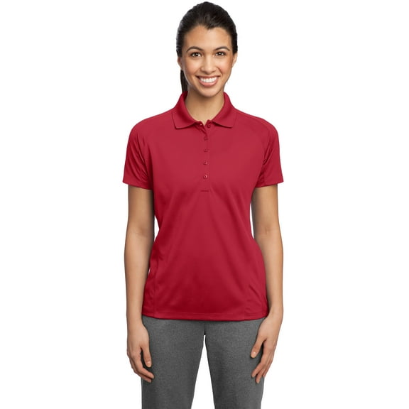 Sport-Tek L474 Ladies Dri-Mesh Pro Polo Shirt, Womens Polo Shirts