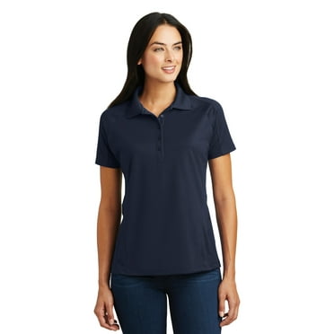 Sport-Tek L474 Ladies Dri-Mesh Pro Polo Shirt, Womens Workout Tops