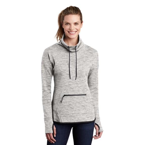 Sport-Tek LST280 Ladies Triumph Cowl Neck Pullover, Womens Hoodies