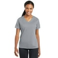 thumbnail image 1 of Sport-Tek LST340 Ladies PosiCharge RacerMesh V-Neck Tee, 1 of 2