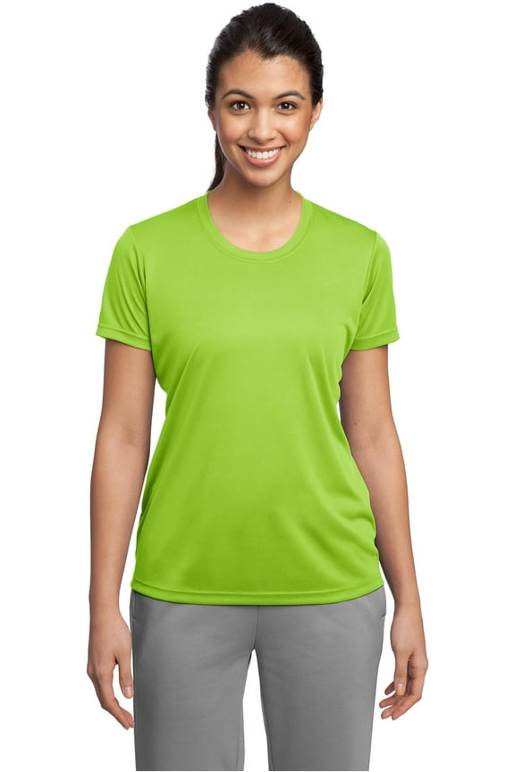 LST350 Ladies PosiCharge Competitor Tee, Lime Shock, XL