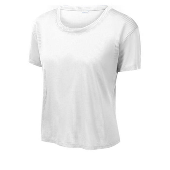 Sport-Tek LST411 Ladies PosiCharge Draft Crop Tee