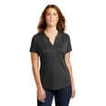 thumbnail image 1 of Sport-Tek LST468 Ladies Endeavor Henley, Black Heather, 4XL, 1 of 4