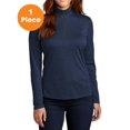 thumbnail image 1 of Sport-Tek LST469 Ladies Endeavor 1/4-Zip Pullover, Dark Royal Heather, 3XL, Womens Workout Tops, 1 of 1
