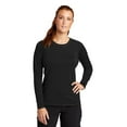 thumbnail image 1 of Sport-Tek LST470LS Ladies Long Sleeve Rashguard Tee, White, 4XL, Womens Clothing, Womens Swimsuits, 1 of 4