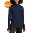 thumbnail image 1 of Sport-Tek LST560 Ladies Sport-Wick Flex Fleece Full-Zip , True Navy, XL, Womens Activewear, 1 of 1