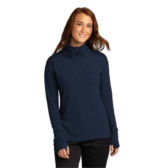 Sport-Tek LST561 Ladies Sport-Wick Flex Fleece 1/4-Zip , Womens Activewear
