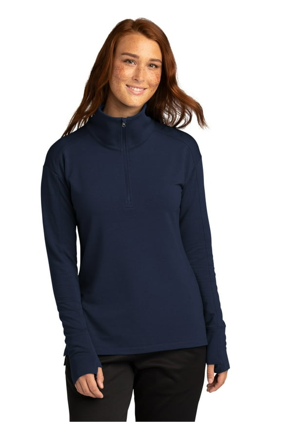 LST561 Ladies Sport-Wick Flex Fleece 1/4-Zip , Womens Activewear