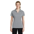 thumbnail image 1 of Sport-Tek LST640 Ladies PosiCharge Racer Mesh Polo, Silver - Extra Small, 1 of 2