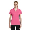 thumbnail image 1 of Sport-Tek LST640 Ladies PosiCharge RacerMesh Polo, Bright Pink, XS, 1 of 1