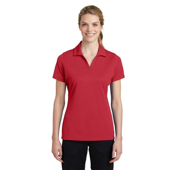 Sport-Tek LST640 Ladies PosiCharge RacerMesh Polo, True Red, XS