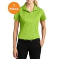 thumbnail image 1 of Sport-Tek LST650 Ladies Micropique Sport-Wick Polo Shirt, Lime Shock, XL, Big Girls Shirts & Blouses, 1 of 1