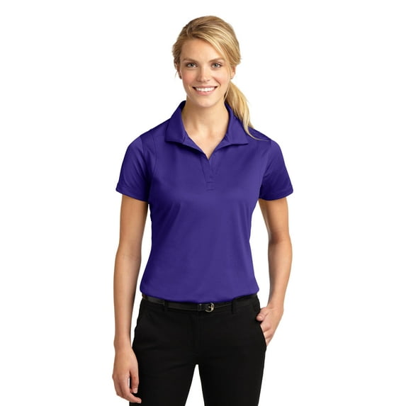 Sport-Tek LST650 Ladies Micropique Sport-Wick Polo Shirt, Tropic Blue, 4XL, Womens Polo Shirts