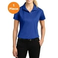thumbnail image 1 of Sport-Tek LST650 Ladies Micropique Sport-Wick Polo Shirt, True Royal, 4XL, Big Girls Shirts & Blouses, 1 of 1