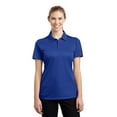 thumbnail image 1 of Sport-Tek LST695 Womens PosiCharge Active Textured Colorblock Polo Sport Shirt, 1 of 6