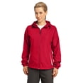 thumbnail image 1 of Sport-Tek LST76 Jacket Women's Colorblock Hooded Raglan, 1 of 3