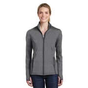 Sport-Tek LST853 Ladies Sport-Wick Stretch Contrast Full-Zip Jacket