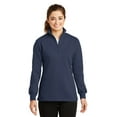 thumbnail image 1 of Sport-Tek ® Ladies 1/4-Zip Sweatshirt. LST253, 1 of 6