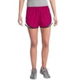 thumbnail image 1 of Sport-Tek Ladies Cadence Short-4XL (Pink Raspberry/ White/ Black), 1 of 6