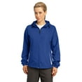 thumbnail image 1 of Sport-Tek Ladies Colorblock Hooded Raglan Jacket-4XL (True Royal/White), 1 of 5