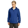thumbnail image 1 of Sport-Tek Ladies Colorblock Hooded Raglan Jacket. LST76, 1 of 1