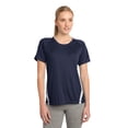 thumbnail image 1 of Sport-Tek Ladies Colorblock PosiCharge Competitor Tee-XS (True Navy/ White), 1 of 6