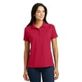 thumbnail image 1 of Sport-Tek L474 Ladies Dri-Mesh Pro Polo Shirt, Engine Red, XS, 1 of 1