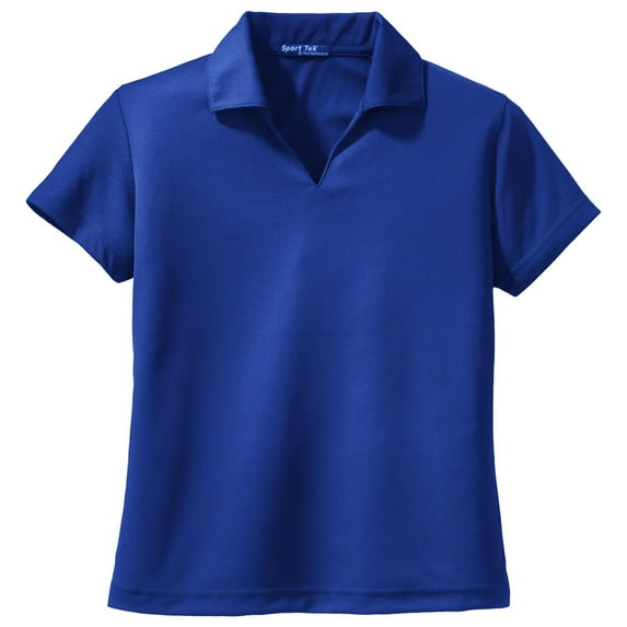 Sport-Tek Ladies Dri-Mesh V-Neck Polo. L469