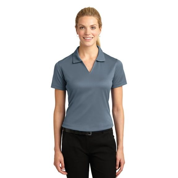 Sport-Tek Ladies Dri-Mesh V-Neck Polo