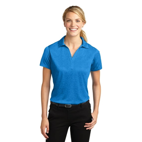 Sport-Tek Ladies Heather Contender Polo
