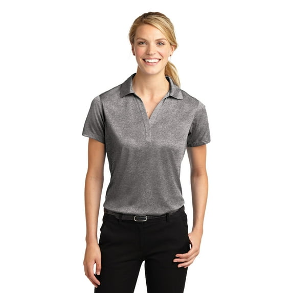 Sport-Tek Ladies Heather Contender Polo