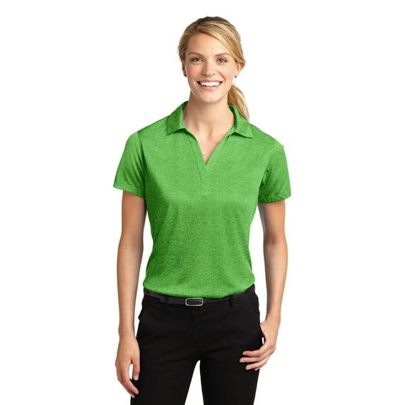 Sport-Tek Ladies Heather Contender Polo