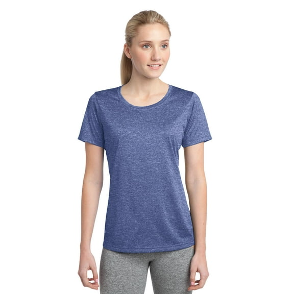 Sport-Tek Ladies Heather Contender Scoop Neck Tee