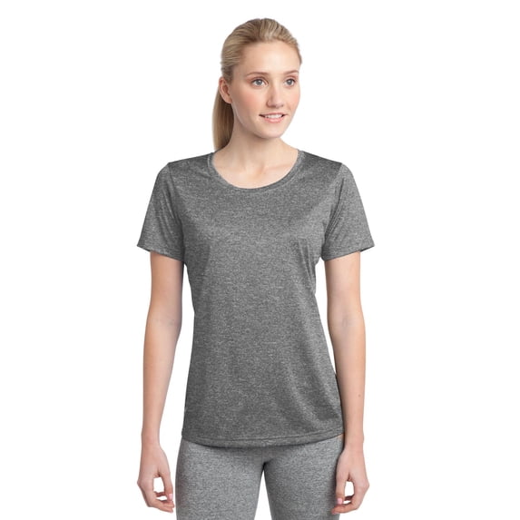 Sport-Tek Ladies Heather Contender Scoop Neck Tee Lst360 - Vintage Heather - 3XL