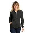 thumbnail image 1 of Sport-Tek Ladies Lightweight French Terry Bomber. LST274 4XL Heather Black, 1 of 4