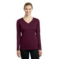 thumbnail image 1 of Sport-Tek Ladies Long Sleeve Posicharge Competitor V-Neck Tee, 1 of 5