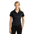 thumbnail image 1 of Sport-Tek Ladies Micropique Sport Wick Polo-2XL (Black), 1 of 6
