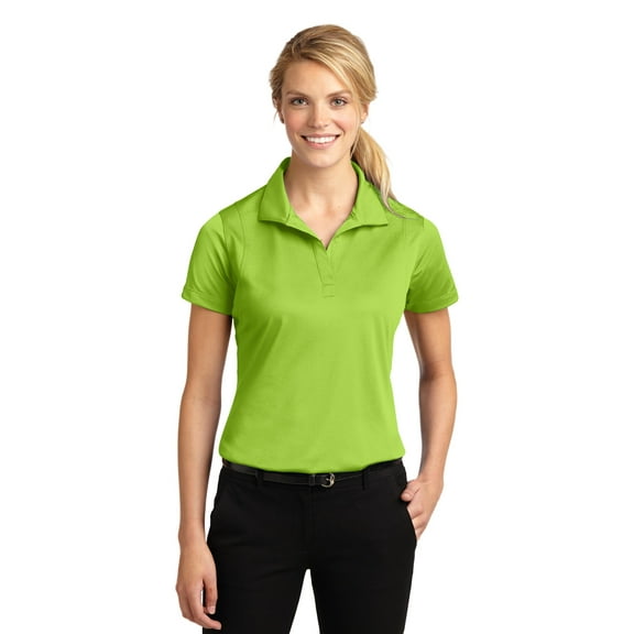 Sport-Tek Ladies Micropique Sport Wick Polo-L (Lime Shock)