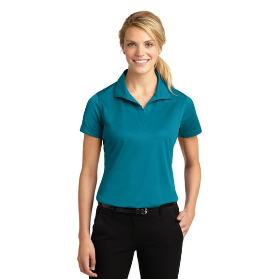 Sport-Tek Ladies Micropique Sport Wick Polo-XS (Tropic Blue)