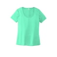 thumbnail image 1 of Sport-Tek  Ladies Posi-UV Pro Scoop Neck Tee. LST420 - 4XL Bright Seafoam, 1 of 4