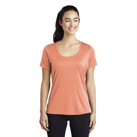 Sport-Tek Ladies Posi-UV Pro Scoop Neck Tee. LST420