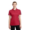 thumbnail image 1 of Sport-Tek ® Ladies PosiCharge ® Active Textured Colorblock Polo. LST695, 1 of 3